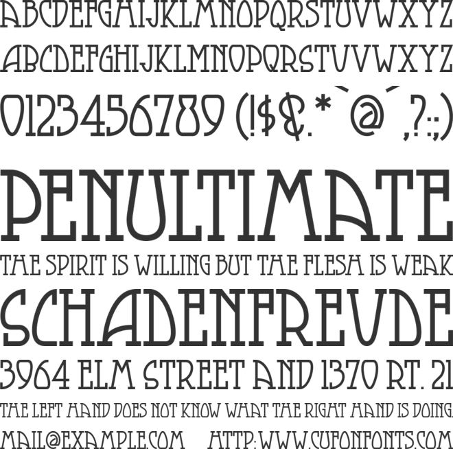 SmorgasbordNF font preview