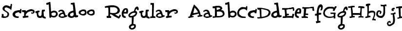 Scrubadoo font download