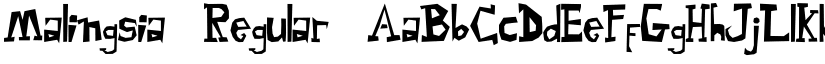 Malingsia Regular font