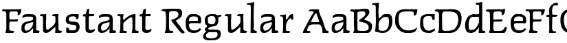 Faustant Regular font