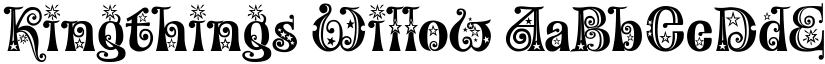 Kingthings Willow font