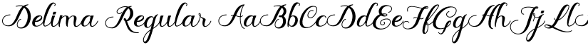 Delima Regular font