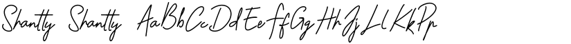 Shantty Shantty font