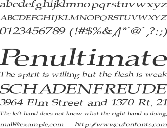 Plain Squashed font preview