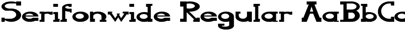 Serifonwide Regular font