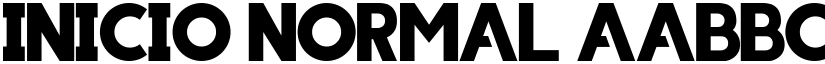 INICIO NORMAL font
