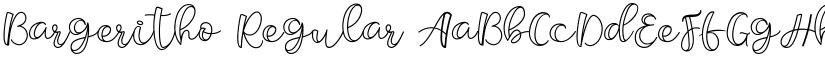 Bargeritho Regular font