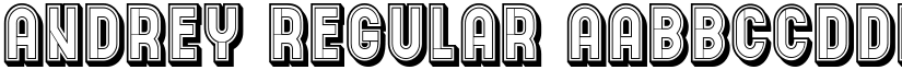 Andrey Regular font