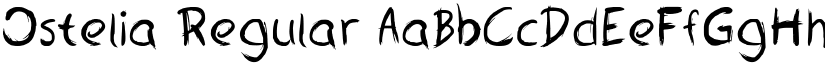 Ostelia Regular font