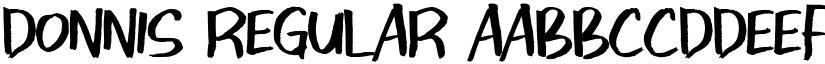 Donnis font download
