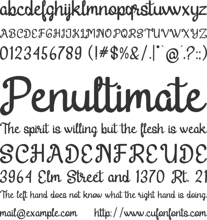 Harton Dafont font preview