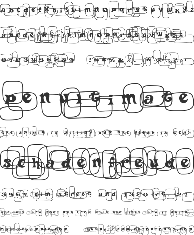 Po Beef font preview