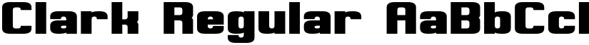 Clark Regular font