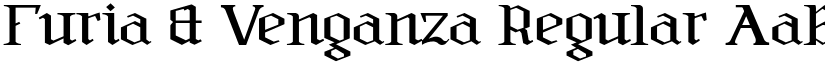 Furia & Venganza Regular font