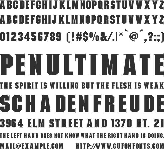 MannohKSerif font preview