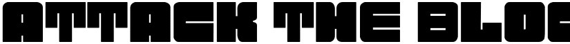 Attack the Block Regular font