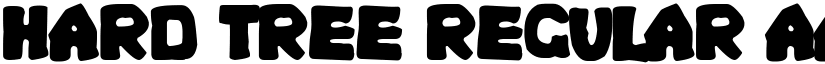 Hard Tree Regular font