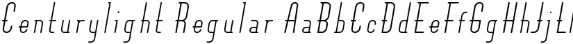 Centurylight Regular font