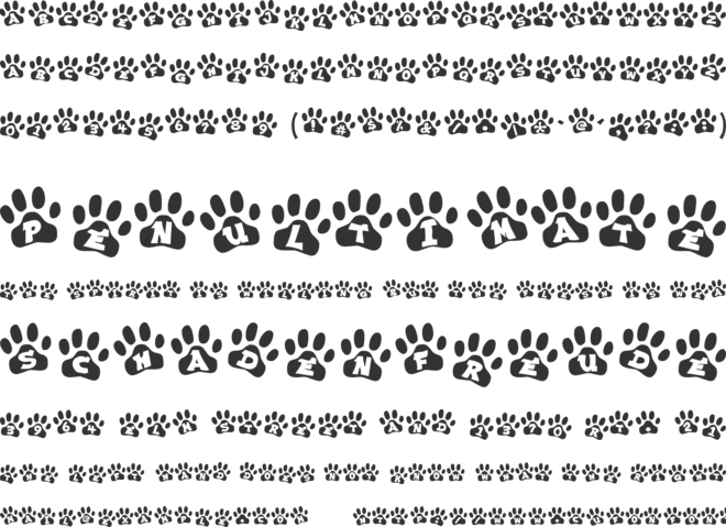 Ennobled Pet font preview