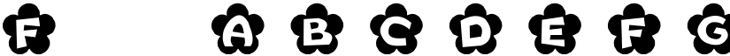 Flower font