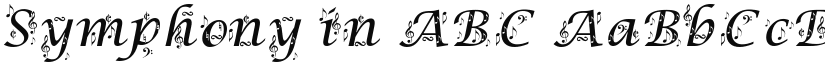Symphony in ABC font download