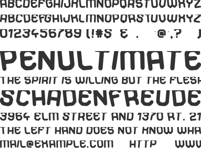 Dancing Days font preview