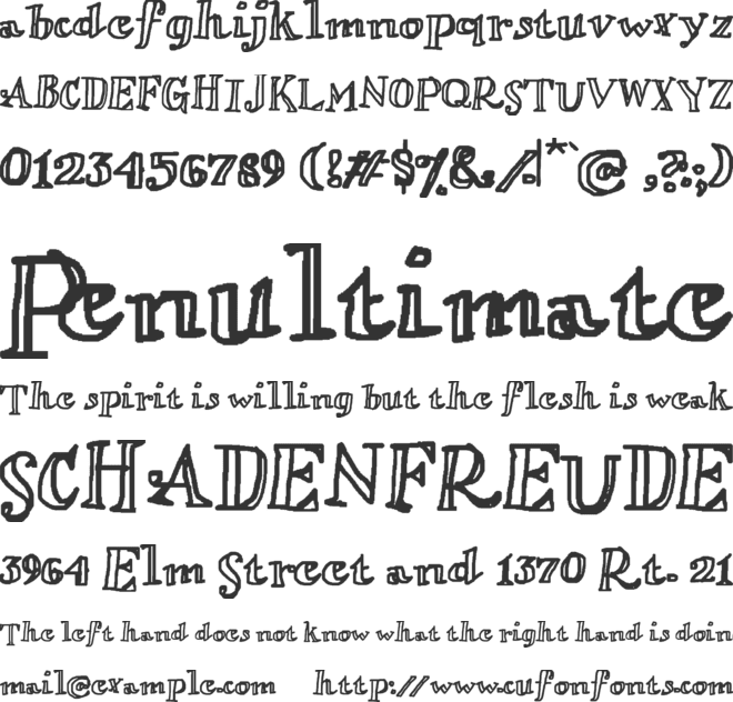 Loverly font preview