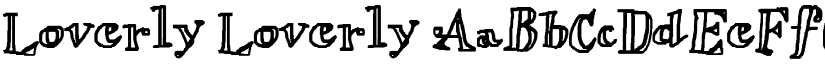 Loverly Loverly font