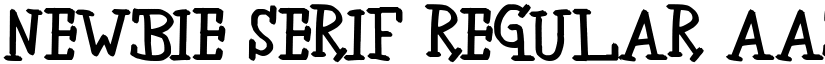 newbie serif Regular font