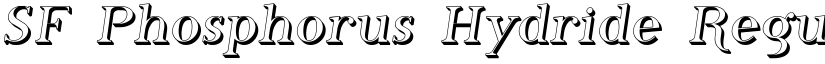 SF Phosphorus Hydride Regular font