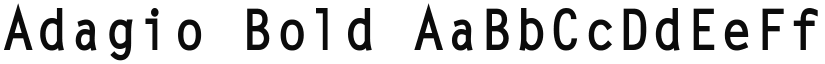 Adagio font download