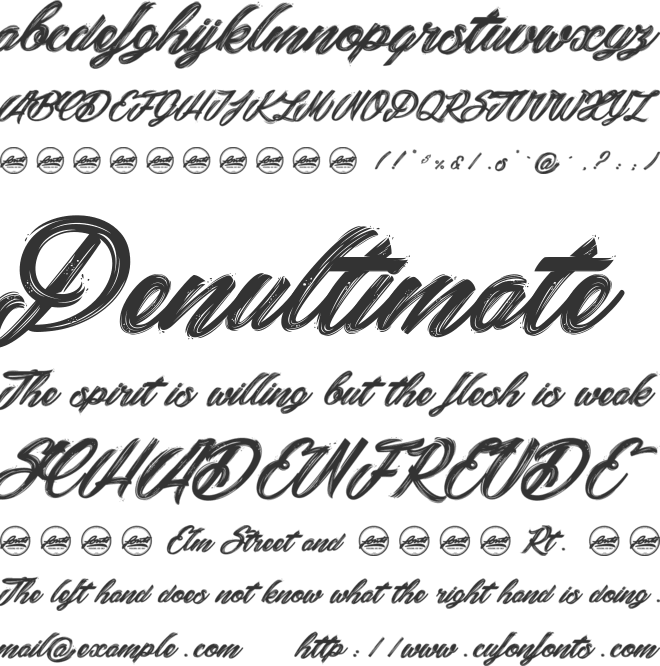 Snowballs City_PersonalUseOnly font preview