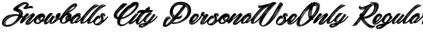 Snowballs City_PersonalUseOnly Regular font