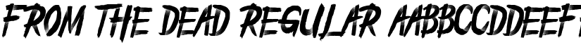 From_the_Dead font download