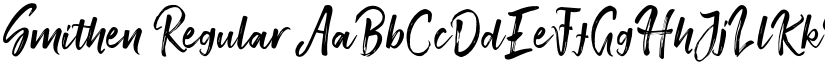 Smithen Regular font