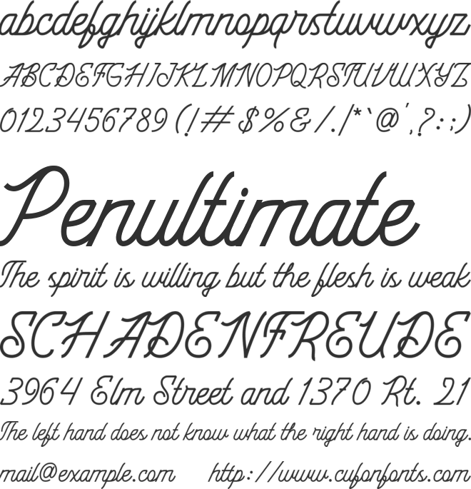 Black Roasters font preview