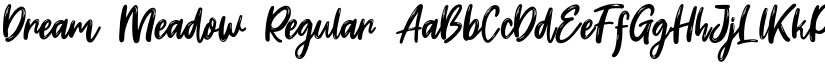 Dream Meadow Regular font