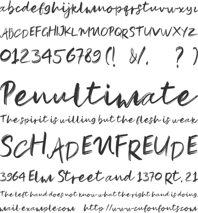 Pandu font preview