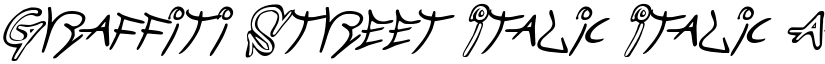 Graffiti Street Italic Italic font