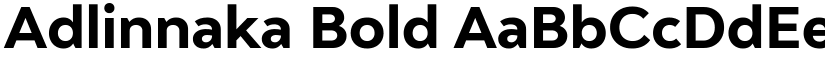 Adlinnaka Bold font