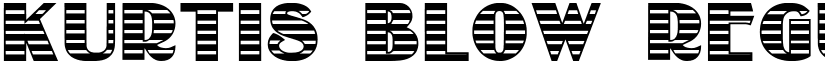 KURTIS BLOW Regular font