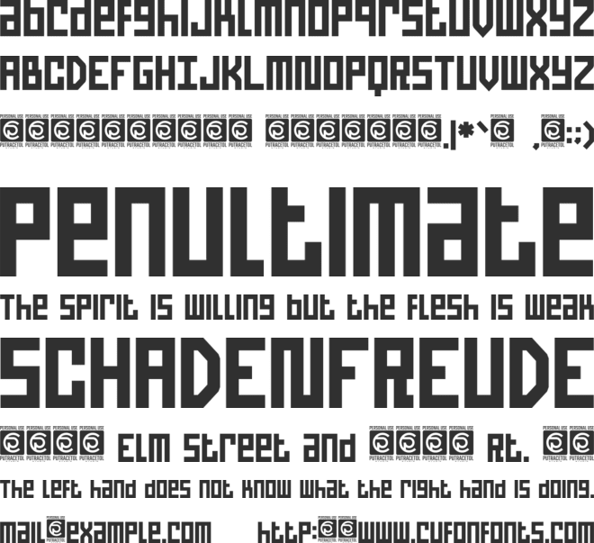 Pixel Bit font preview