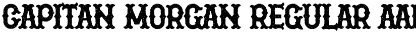 Capitan Morgan Regular font