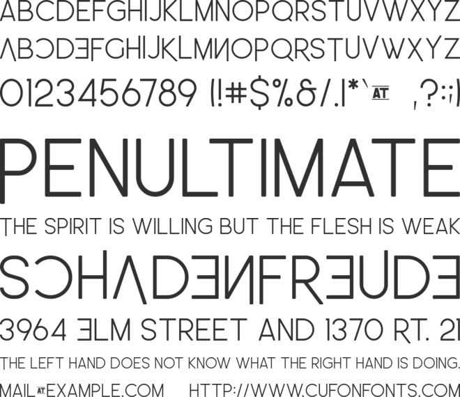 Leo SemiRounded font preview