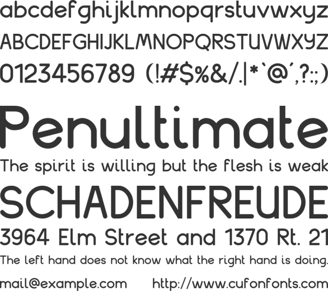 Balakhani font preview