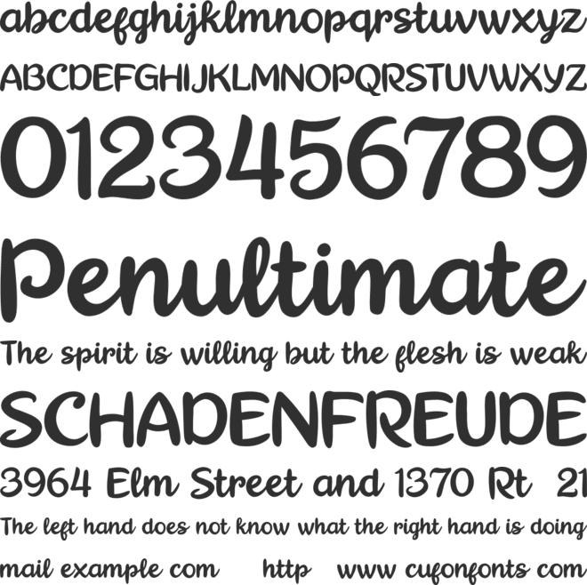 Really Petshop font preview