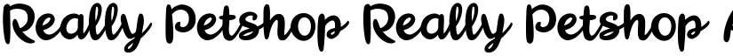 Really Petshop Really Petshop font