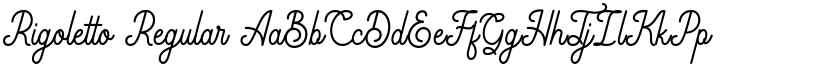 Rigoletto font download