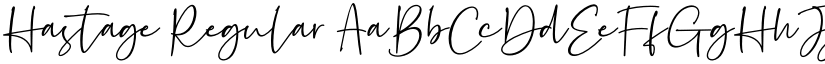 Hastage Regular font