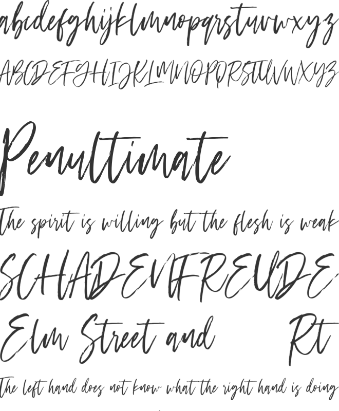 Ramland font preview